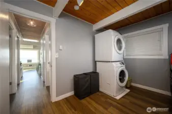 Current laundry room- could be second bedroom