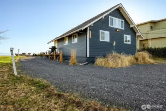 Ample parking, with room for your RV