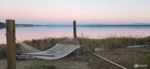 Relax and read a good book in the hammock