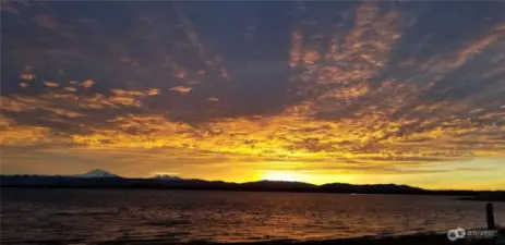 Stunning morning sunrise