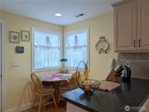 Breakfast Nook in the kitchen
