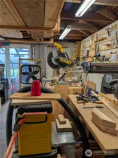 Garage is a Shop now and seller will remove all shop tools & items