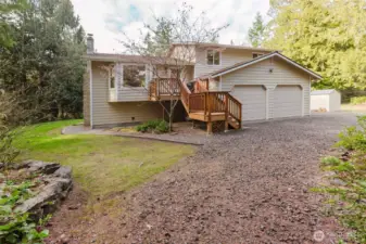 Beautifully maintained North Kitsap home. The front deck has been redesigned and rebuilt with composite decking.