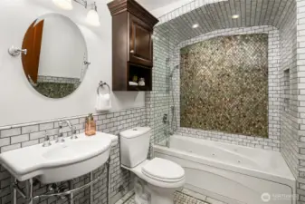 Look at that tile work!  Main Floor