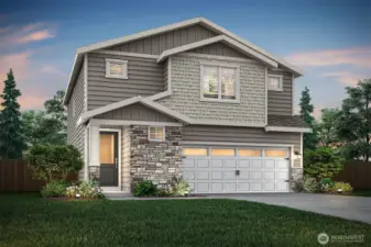 Example of the Hawthorn floorplan to be located at 6348 NW Bruggman Loop