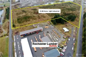 Great property adjacent to Rochester Lumber