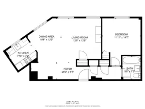 Floor plan with dimensions. Buyer to verify.