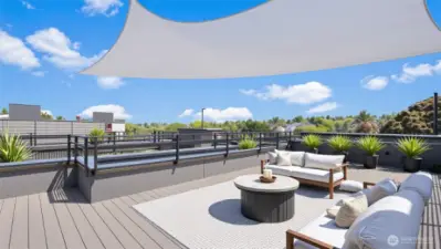 Rooftop Deck With Panoramic Views!