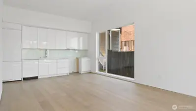 Entrance - Open Kitchen.