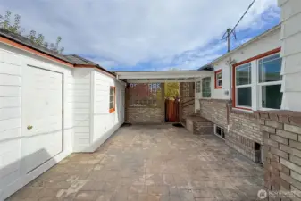 Pressed Concrete Patio