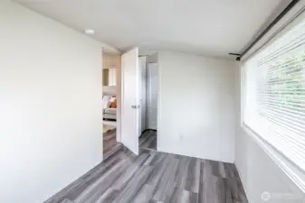 Plenty of closet space in the second bedroom!