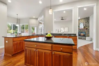 Great flow and connectivity! The kitchen connects easily to the casual dining area and formal dining, plus it's open to the living room – perfect for everyday and entertaining.