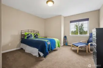 Bedroom #3. Each bedroom provides ample closet space and natural light.