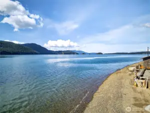 Beach with Views of Cypress and Cone Islands