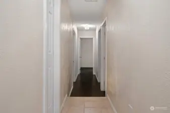 Downstairs Bedroom wing hallway (attached to bathroom)