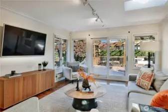 Bonus room off kitchen with easy access to backyard