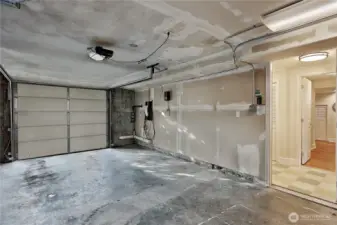 Garage features EV charging