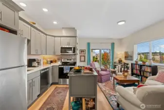 Kitchen in apartment