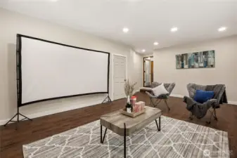 Entertainment/media room ..Bring your imagination