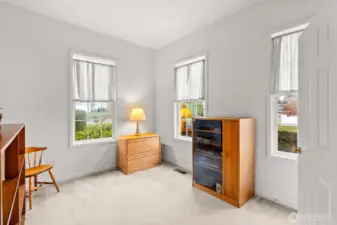 Office on the right off of the entry