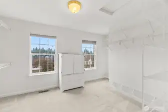 Very large walk in closet in Primary Bedroom Suite