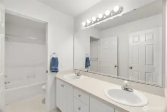 Full Bathroom by BR's 2 & 3 on 2nd floor