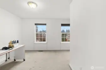 Large walk in closet/mini office BR's 2 & 3 on 2nd floor