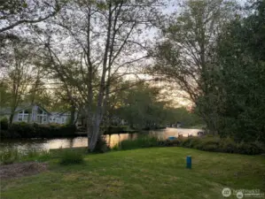Looking North up the Canal