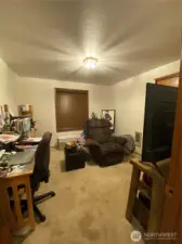 Bed 2 lower level, currently being used as office