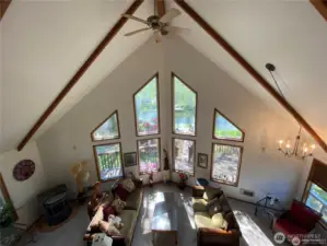 Water views from loft