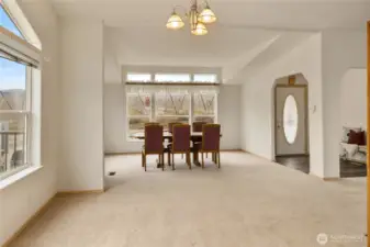 Dining Room + Living Room