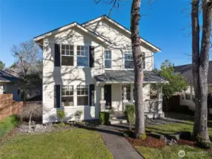 2152 Anderson Ave. Large front yard.  AC, for cool summers.
