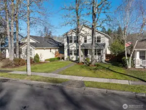 Street parking in front of the home.