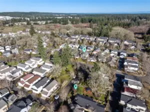 Located 1/2 block from a pocket park/playground.
