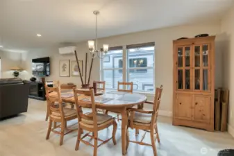 Large dining space for all the holiday meals