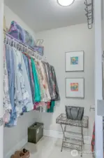 Walk in Primary bedroom closet