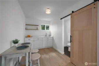 OUTBUILDING - CABINETS & SINK