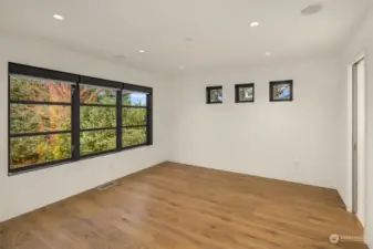 Second upstairs bedroom off the bonus/flex space.