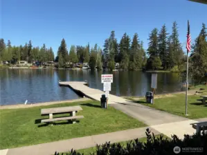 Lake and dock