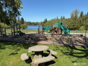 Park and lake