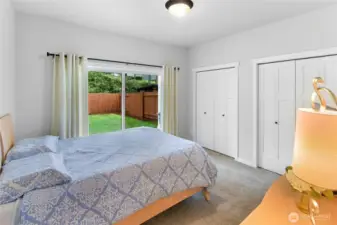 Lower level bedroom with ensuite bath