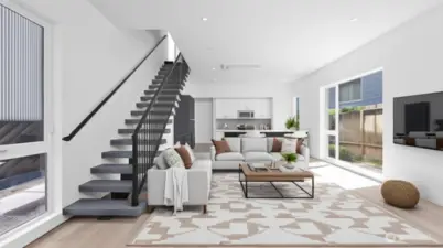 Open concept Entrance.