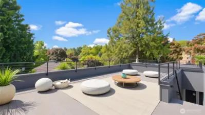 Rooftop Deck With Territorial + Mountain Views.