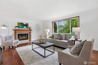 Enjoy a cozy gas fireplace in the main living room.  Plus a second gas fireplace.
