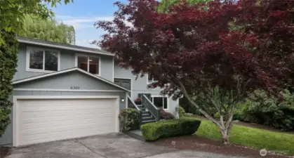 Must See! This home has the direct access to the large 2 car garage.