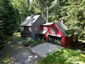 Custom designed and hand-built with restored Timber Frame. Structure framing is Premium Douglas Fir. Cedar siding is stained with color hues from the colonial period. Pella metal clad wood windows, double hung Architectural grade. All exterior & interior wood doors are custom made.