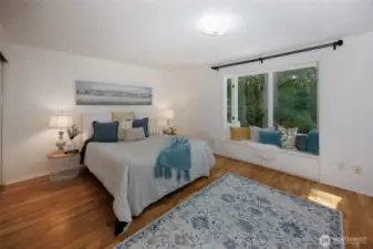Primary bedroom with a full bathroom.