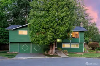 Nestled on a quiet cul-de-sac.