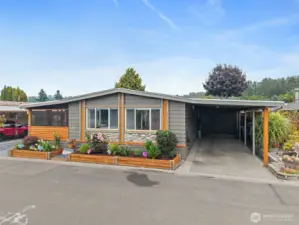 2 car carport - attached garage