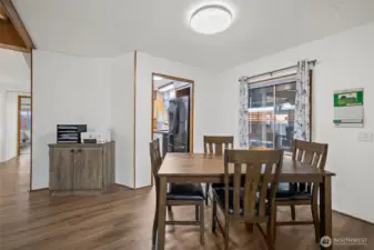 Formal dining area